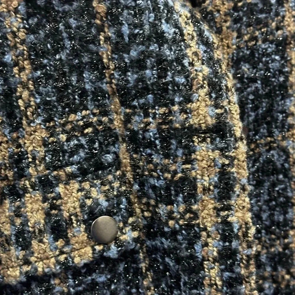 Sweet Rain Tweed Bomber Blazer Size M - Picture 2 of 4